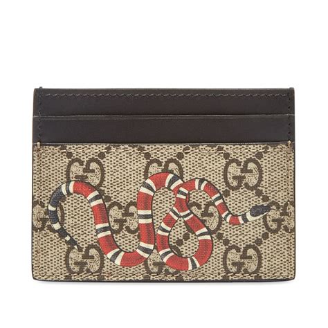 gucci card holder|gucci card holder with snake.